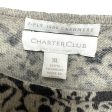 Sweater Cashmere By Charter Club In Black & Grey, Size: Xl Online Sale