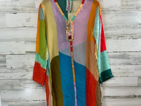 Tunic Long Sleeve By Johnny Was In Multi-colored, Size: S Supply