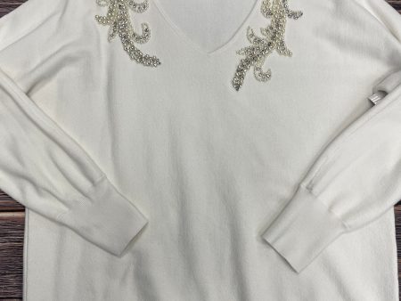 Sweater By Chicos In White, Size: L Supply