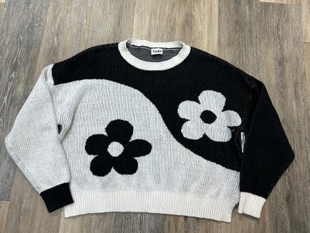 Sweater By Arula In Black & White, Size: Xl For Discount