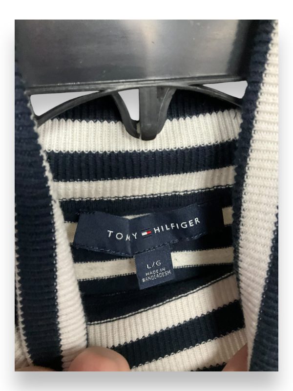 Sweater By Tommy Hilfiger In Blue & White, Size: L Online