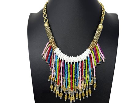 Skylar Seed Bead Bib Necklace By Chico’s Supply