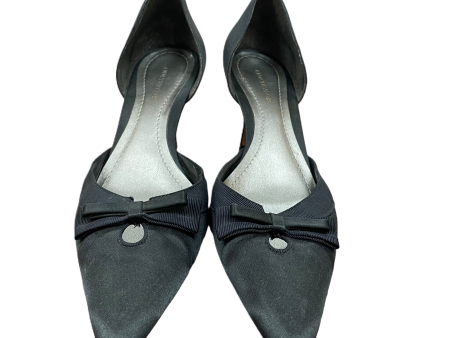 Black Shoes Heels Kitten By Ann Taylor, Size: 6.5 Online now