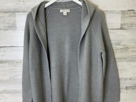 Sweater Cardigan By Coldwater Creek In Grey, Size: Sp Online now