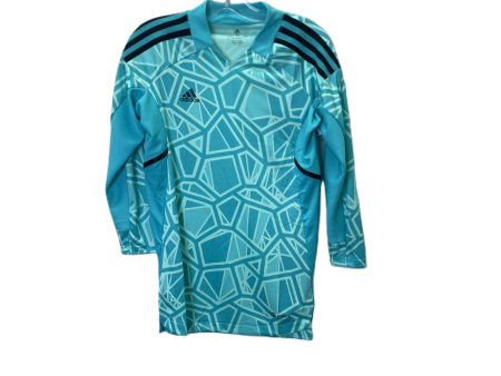 Athletic Top Long Sleeve Collar By Adidas  Size: S Online Sale