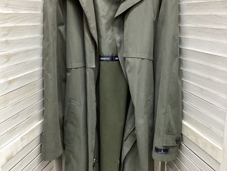 Coat Trench Coat By London Fog In Grey, Size: 18 Online Sale