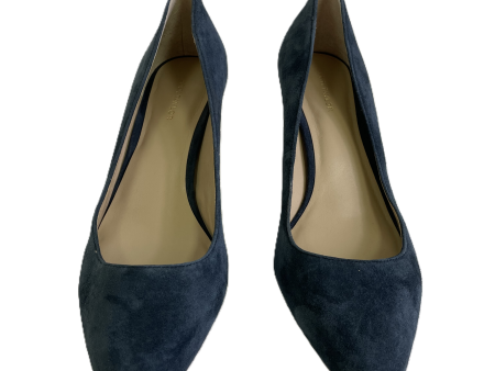 Shoes Heels Kitten By Ann Taylor In Blue, Size: 8 Discount