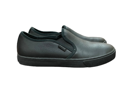 Black Shoes Flats By Geox Shoes, Size: 5 Online Sale