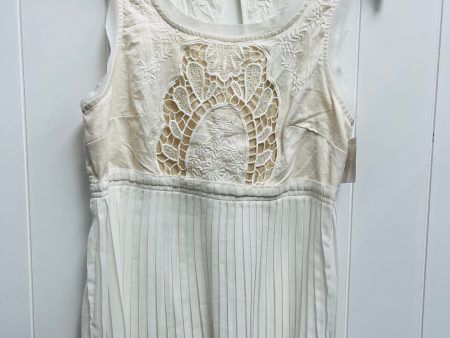 Top Sleeveless By American Eagle In Cream, Size: S Online Sale