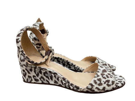 Animal Print Sandals Heels Wedge By J. Crew, Size: 7 Supply