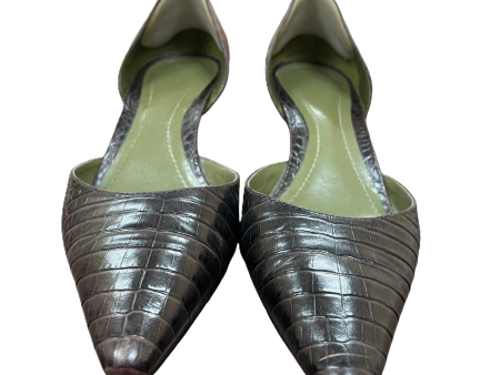 Brown Shoes Heels Kitten By Ann Taylor, Size: 7 For Sale