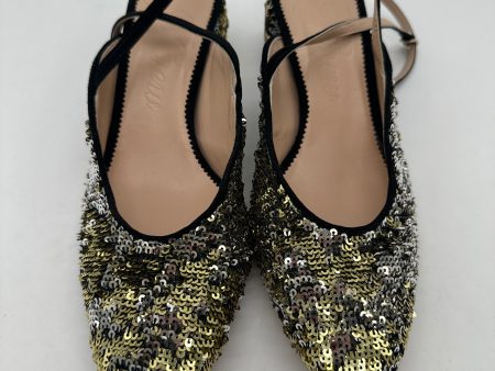 Shoes Heels Block By J. Crew In Gold, Size: 8.5 For Cheap