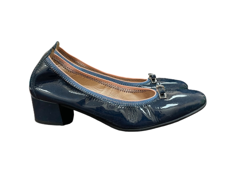 Blue Shoes Heels Block By by Hispanitas, Size: 7.5 Supply