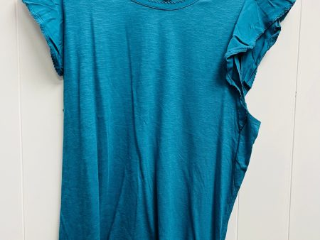 Top Short Sleeve By Style And Company In Teal, Size: Xxl Online Hot Sale