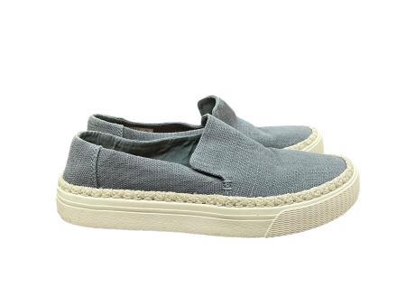 Grey Shoes Flats By Toms, Size: 7 Fashion